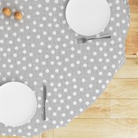 snowballs-polka dots-gray