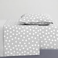 snowballs-polka dots-gray