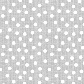 snowballs-polka dots-gray