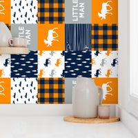 little man patchwork quilt top (90) || the great outdoors collection