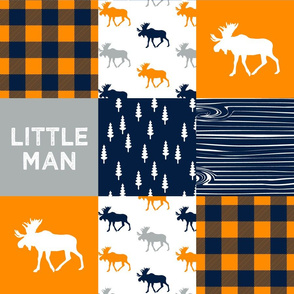 little man patchwork quilt top || the great outdoors collection