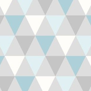 Triangle - Teal & Grey