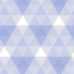 triangle gingham in lavender