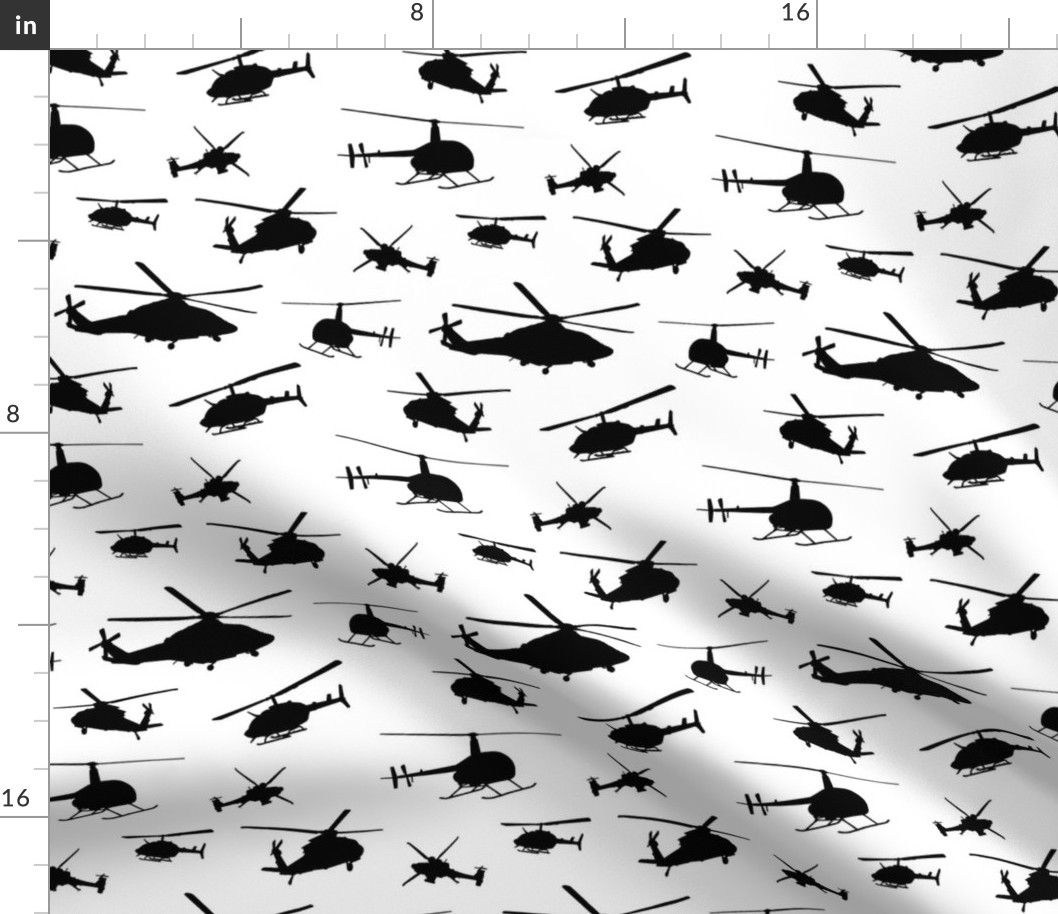 Helicopter Silhouettes // Small