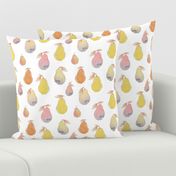 Pastel Watercolor Pears
