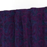 Cass Paisley - Purple/Magenta