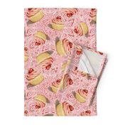 Pink Cupcake Paisley