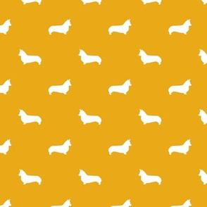 golden corgi silhouette dog fabric cute dog design pets fabric for sewing