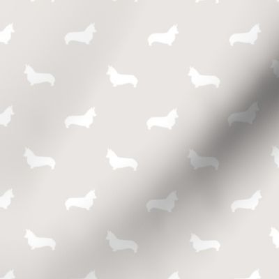 gardenia corgi silhouette dog fabric cute dog design pets fabric for sewing
