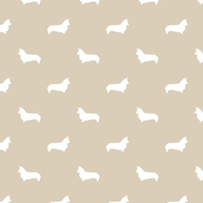 sand corgi silhouette dog fabric cute dog design pets fabric for sewing