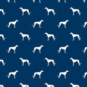 Dog Silhouette Fabric, Wallpaper and Home Decor | Spoonflower