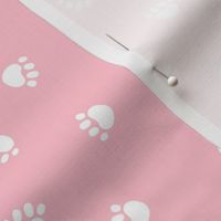 blossom paw print fabric, pet fabric, dog fabric, cat fabric