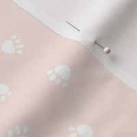 blush paw print fabric, pet fabric, dog fabric, cat fabric