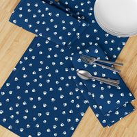 navy blue paw print fabric, pet fabric, dog fabric, cat fabric