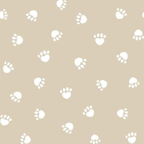 sand paw print fabric, pet fabric, dog fabric, cat fabric