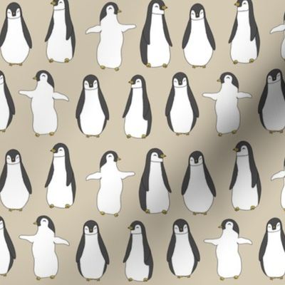 penguin // baby penguins cute baby pingu fabric winter nursery baby design