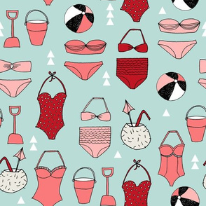 bikini // summer beach summer fabric swimsuits bikinis fabric andrea lauren