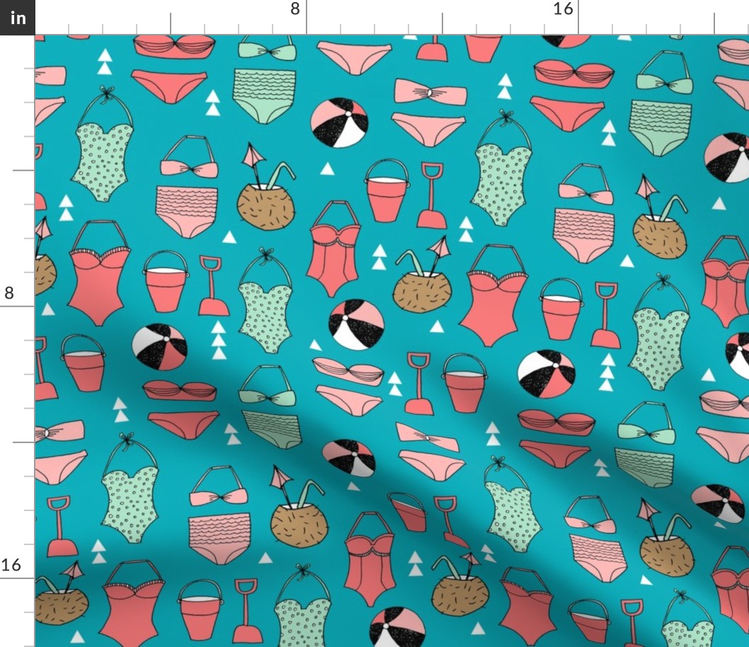 beach // beach summer swimsuit fabric beach ball fabrics swimming suits andrea lauren