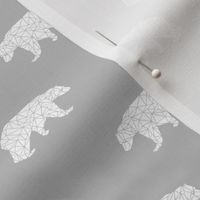 geo bear // grey and white fabric nursery baby andrea lauren grey fabric