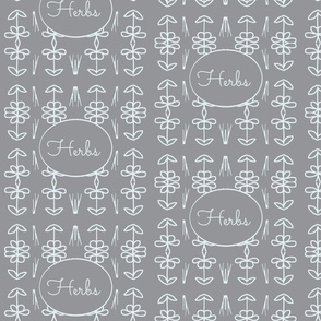 Herbs(white on grey)