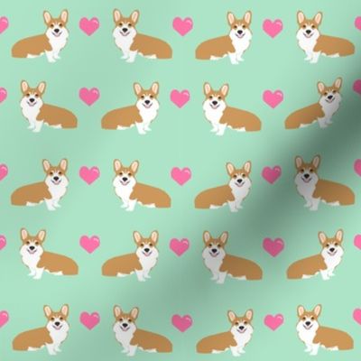 corgi love fabric cute valentines love corgis design best corgi fabrics