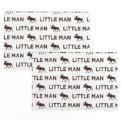 litte man || watercolor brown