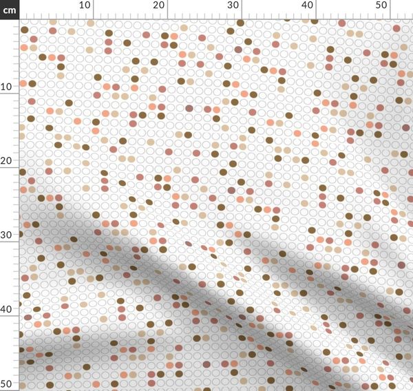 Rose Gold Circles Spoonflower