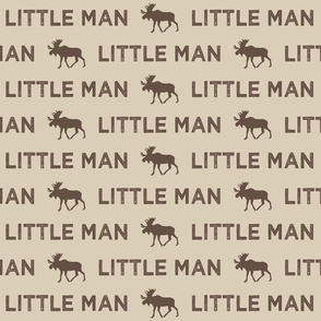 Little man || dark brown & tan