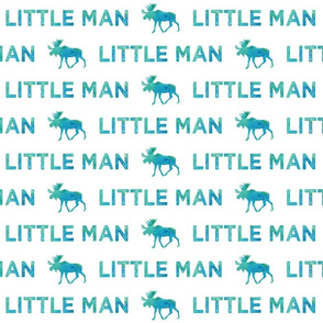 Little man || watercolor moose