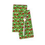 Christmas Red Green White Xmas Gifts Socks and Mittens