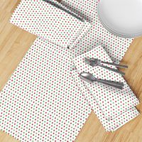 Christmas Red Green White Polka Dots Poka Dot