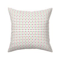 Christmas Red Green White Polka Dots Poka Dot