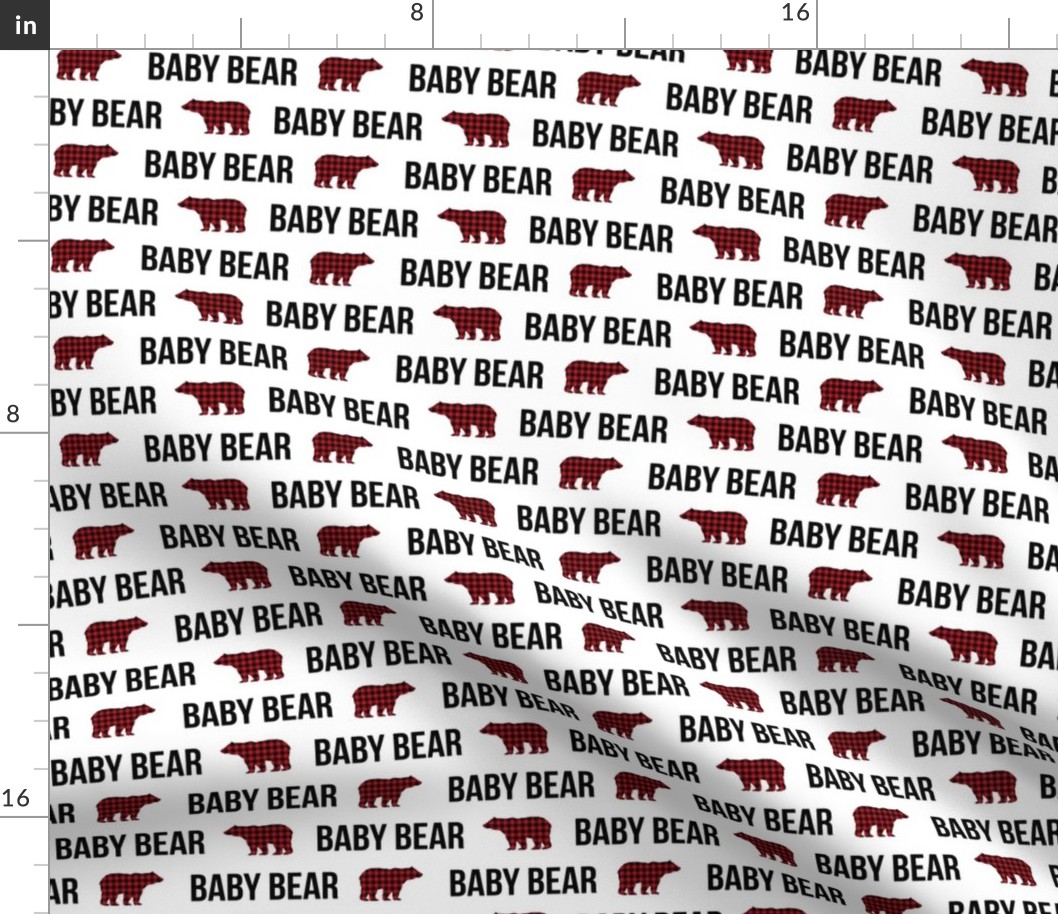 baby bear fabric kids boys personalized custom fabric