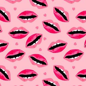 lipstick lips beauty makeup beauty valentines fabric
