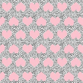 pink and white painted hearts pink valentines day hearts fabric
