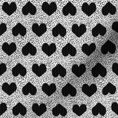 black and white hearts fabric heart fabric love design fabrics