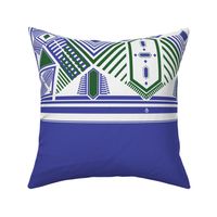 Greek inspired throw pillow 