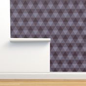 large triangle plaid - mauve and lavender-grey