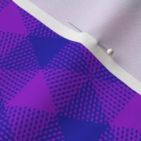 triangular purple gingham