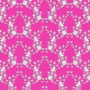 Colette's Pink Floral Lattice