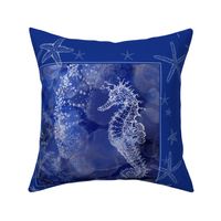 UNDERWATER SERIES SEA HORSE PILLOW