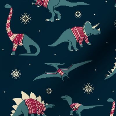 Dinos In Sweaters