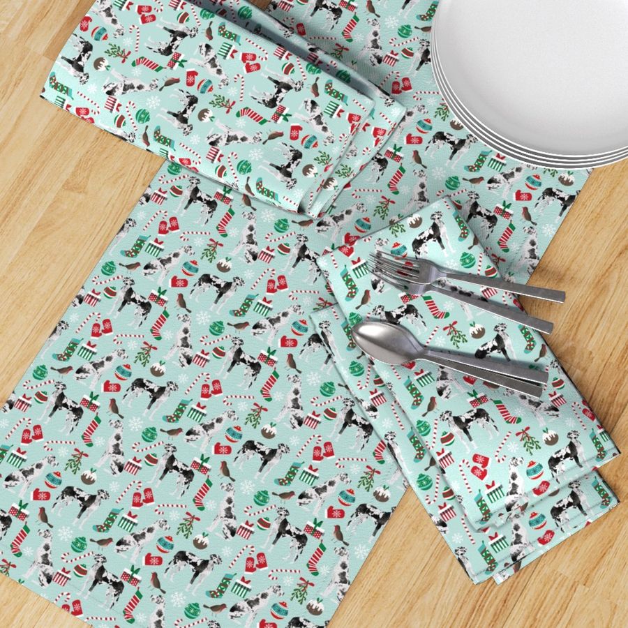 great dane christmas fabric great danes fabric christmas dogs fabric andrea lauren xmas