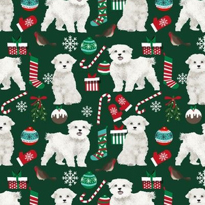 maltese christmas fabric green dog christmas dogs fabric andrea lauren christmas fabric