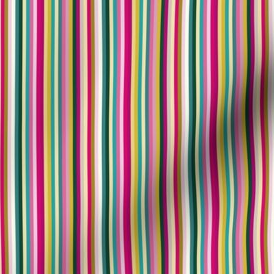 16-23K  Candy Stripe Light Jewel pink teal aqua green rainbow _Miss Chiff Designs