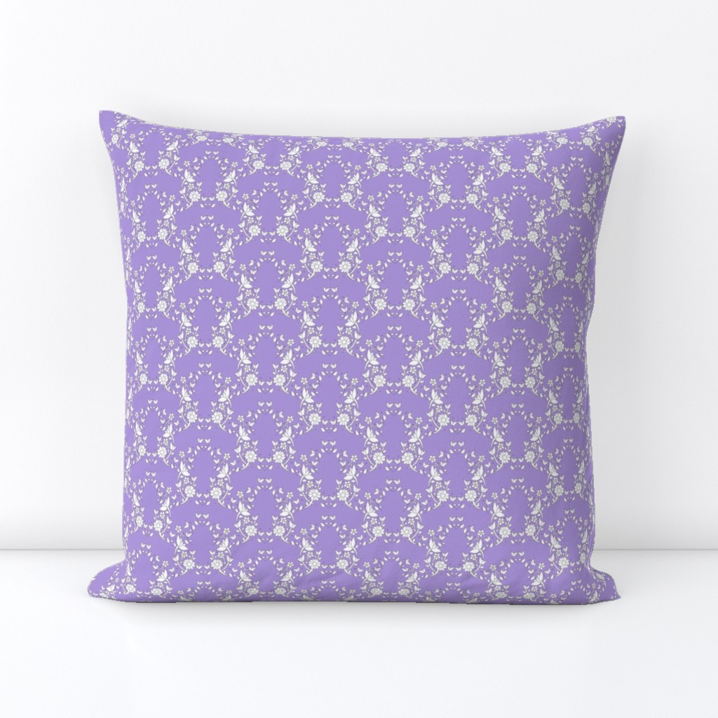 Colette's  Lilac Floral Lattice