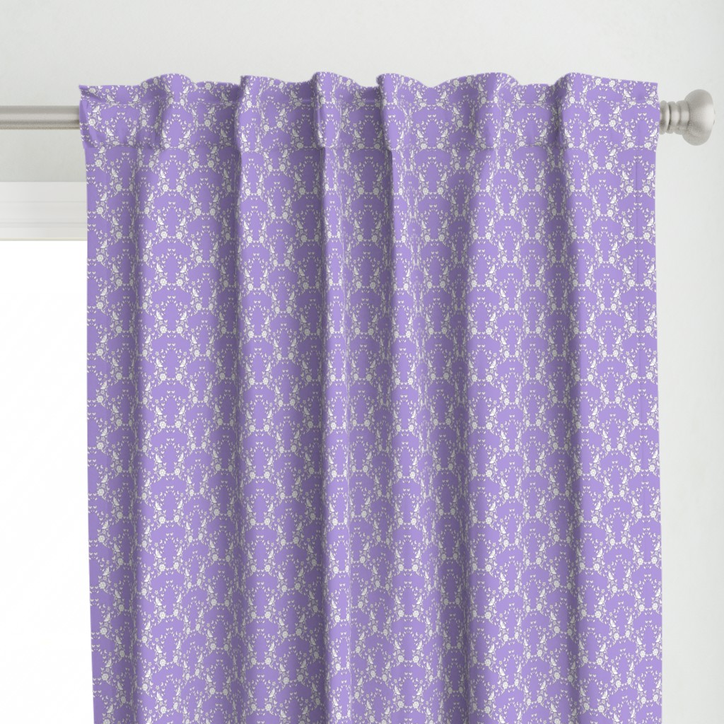 Colette's  Lilac Floral Lattice