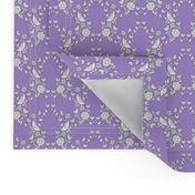 Colette's  Lilac Floral Lattice