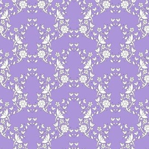 Colette's  Lilac Floral Lattice