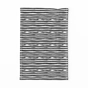  Black and White Brush Stroke Painted Stripes Artistic Distressed